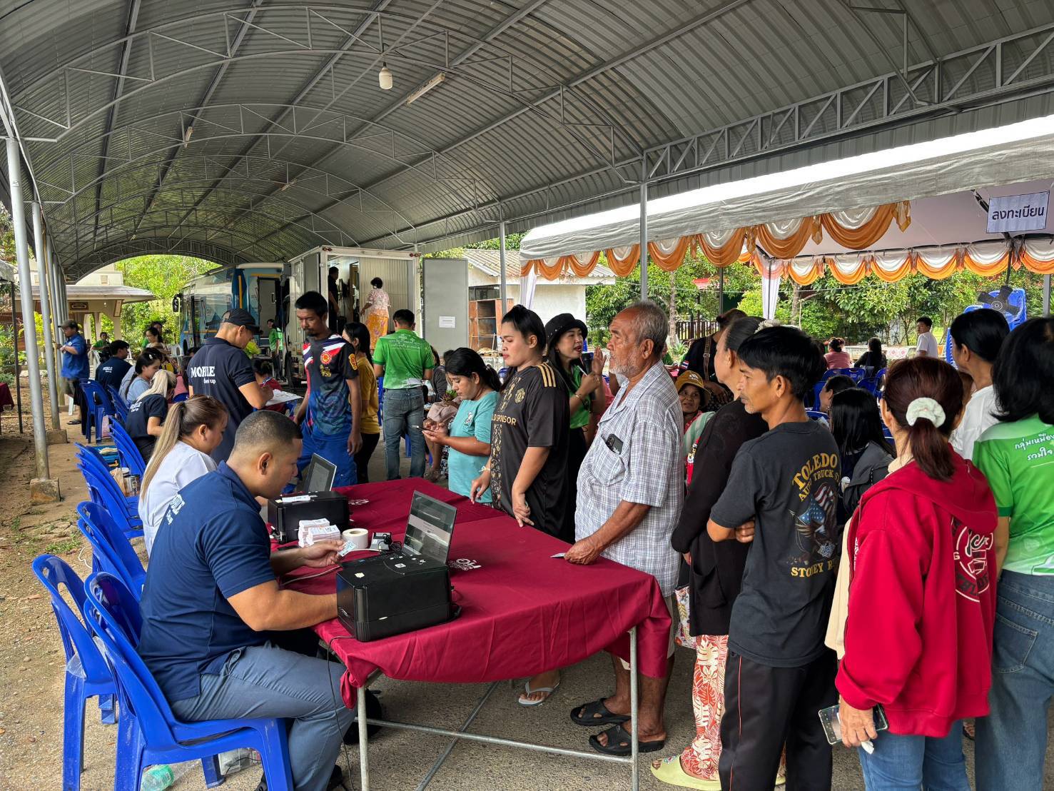 ผอ.สรข.1 ร่วมกิจกรรมตรวจสุขภาพประชาชนรอบพื้นที่เหมืองแร่ โครงการกลุ่มเหมืองแร่เฟลด์สปาร์นบพิตำ