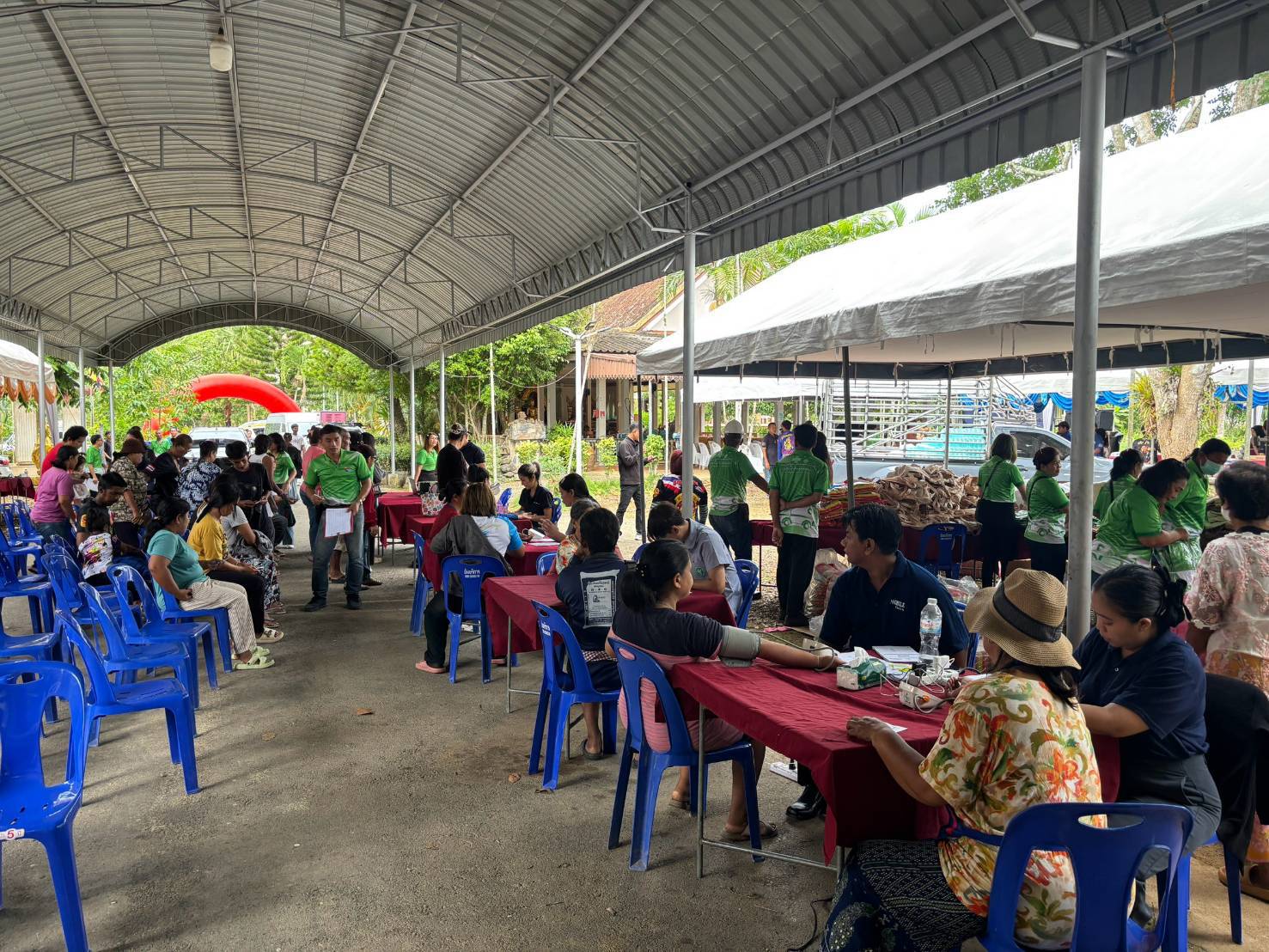 ผอ.สรข.1 ร่วมกิจกรรมตรวจสุขภาพประชาชนรอบพื้นที่เหมืองแร่ โครงการกลุ่มเหมืองแร่เฟลด์สปาร์นบพิตำ