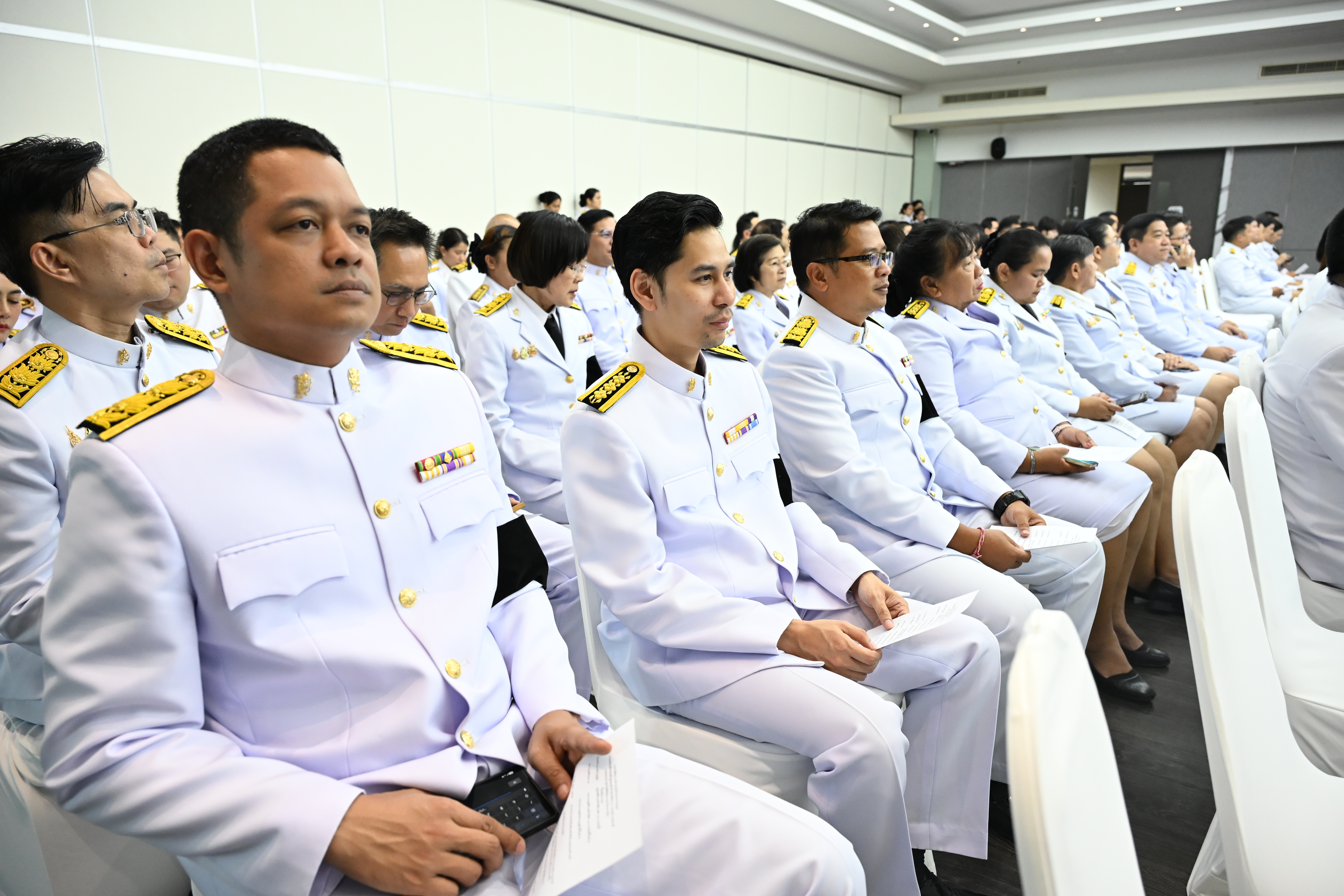 กพร. ร่วมพิธีบำเพ็ญกุศลปัญญาสมวาร 50 วัน เพื่ออุทิศถวายเป็นพระกุศลแด่สมเด็จพระเจ้าลูกเธอ เจ้าฟ้าพัชรกิติยาภา นเรนทิราเทพยวดี กรมหลวงราชสาริณีสิริพัชร มหาวัชรราชธิดา