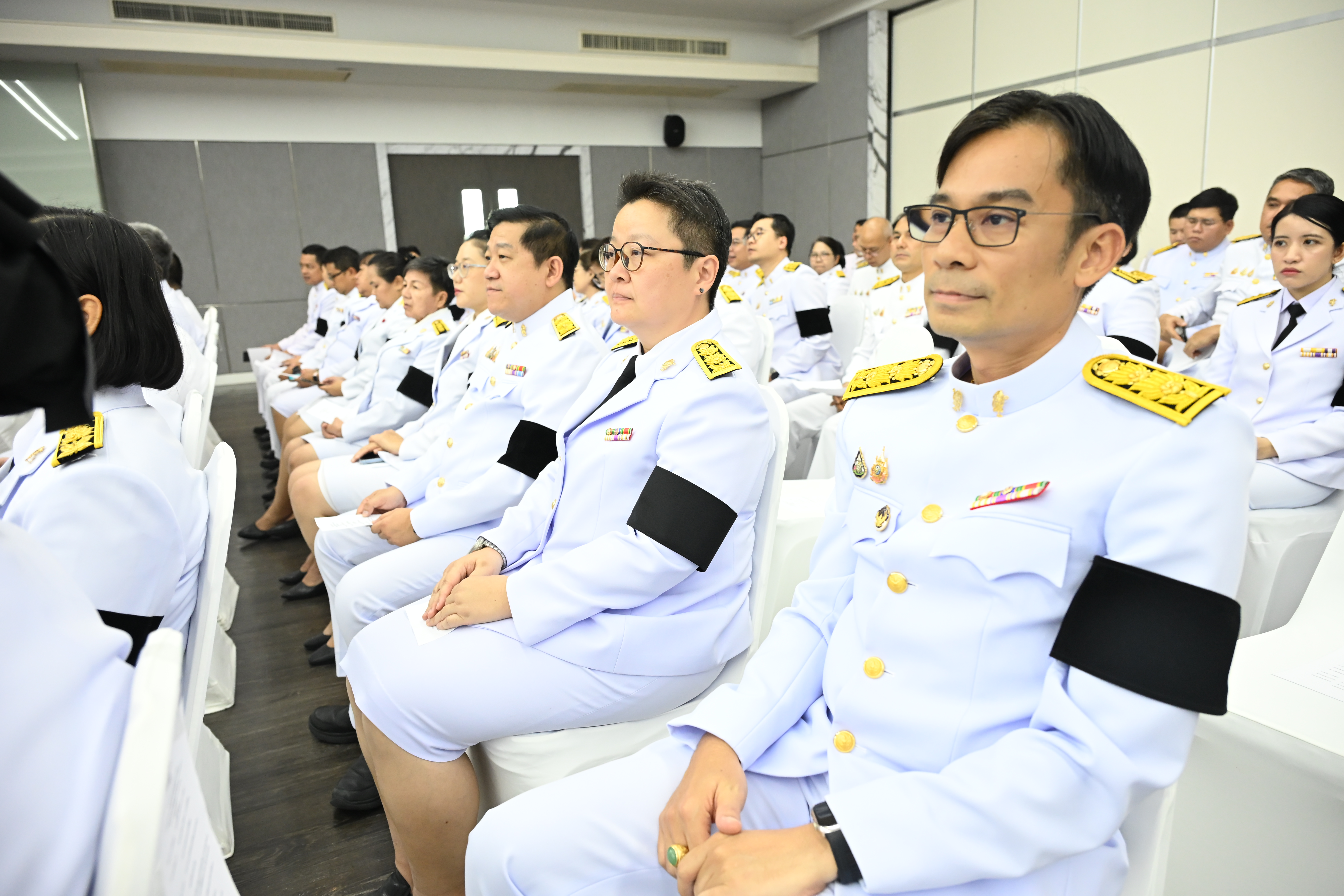 กพร. ร่วมพิธีบำเพ็ญกุศลปัญญาสมวาร 50 วัน เพื่ออุทิศถวายเป็นพระกุศลแด่สมเด็จพระเจ้าลูกเธอ เจ้าฟ้าพัชรกิติยาภา นเรนทิราเทพยวดี กรมหลวงราชสาริณีสิริพัชร มหาวัชรราชธิดา