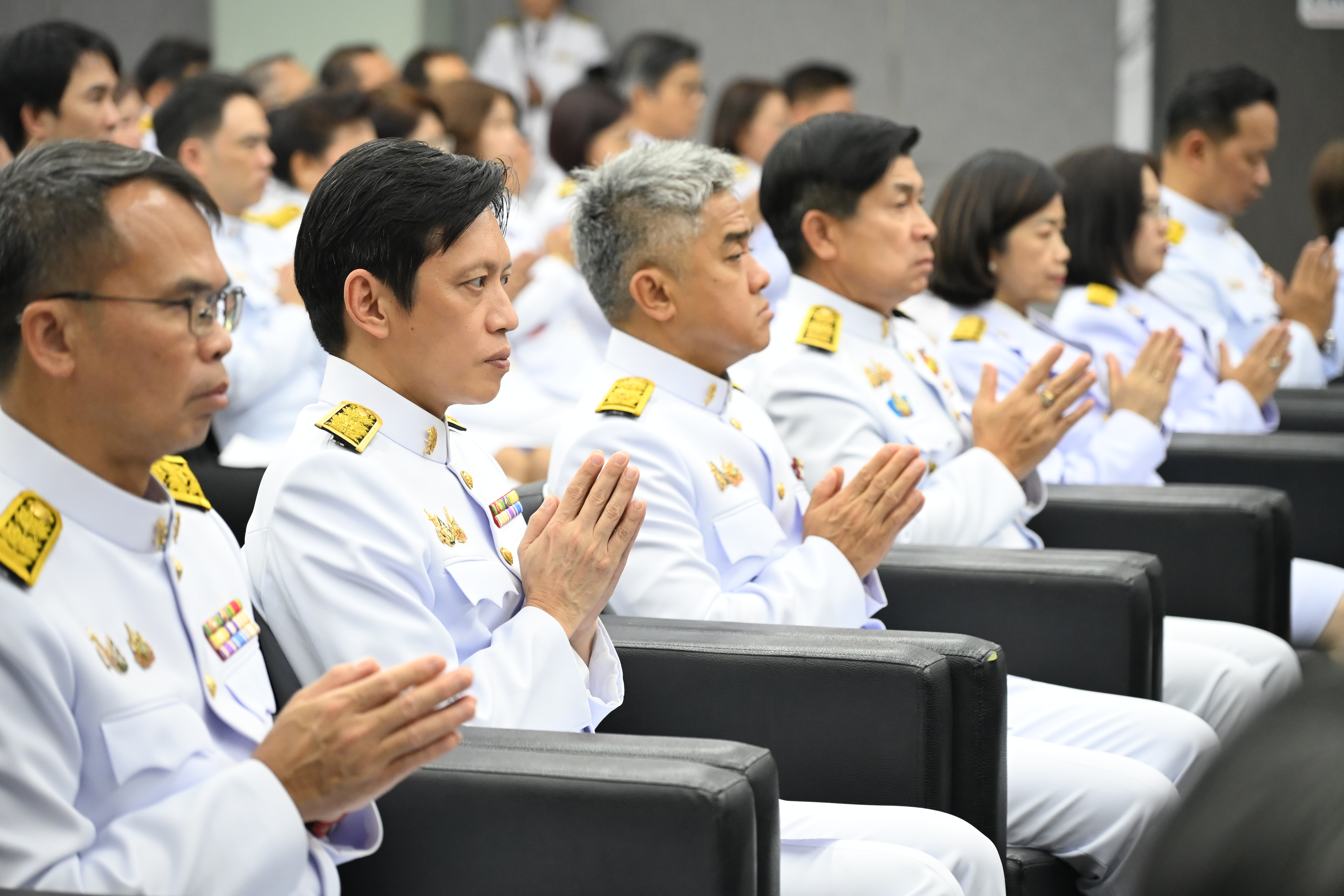 กพร. ร่วมพิธีบำเพ็ญกุศลปัญญาสมวาร 50 วัน เพื่ออุทิศถวายเป็นพระกุศลแด่สมเด็จพระเจ้าลูกเธอ เจ้าฟ้าพัชรกิติยาภา นเรนทิราเทพยวดี กรมหลวงราชสาริณีสิริพัชร มหาวัชรราชธิดา