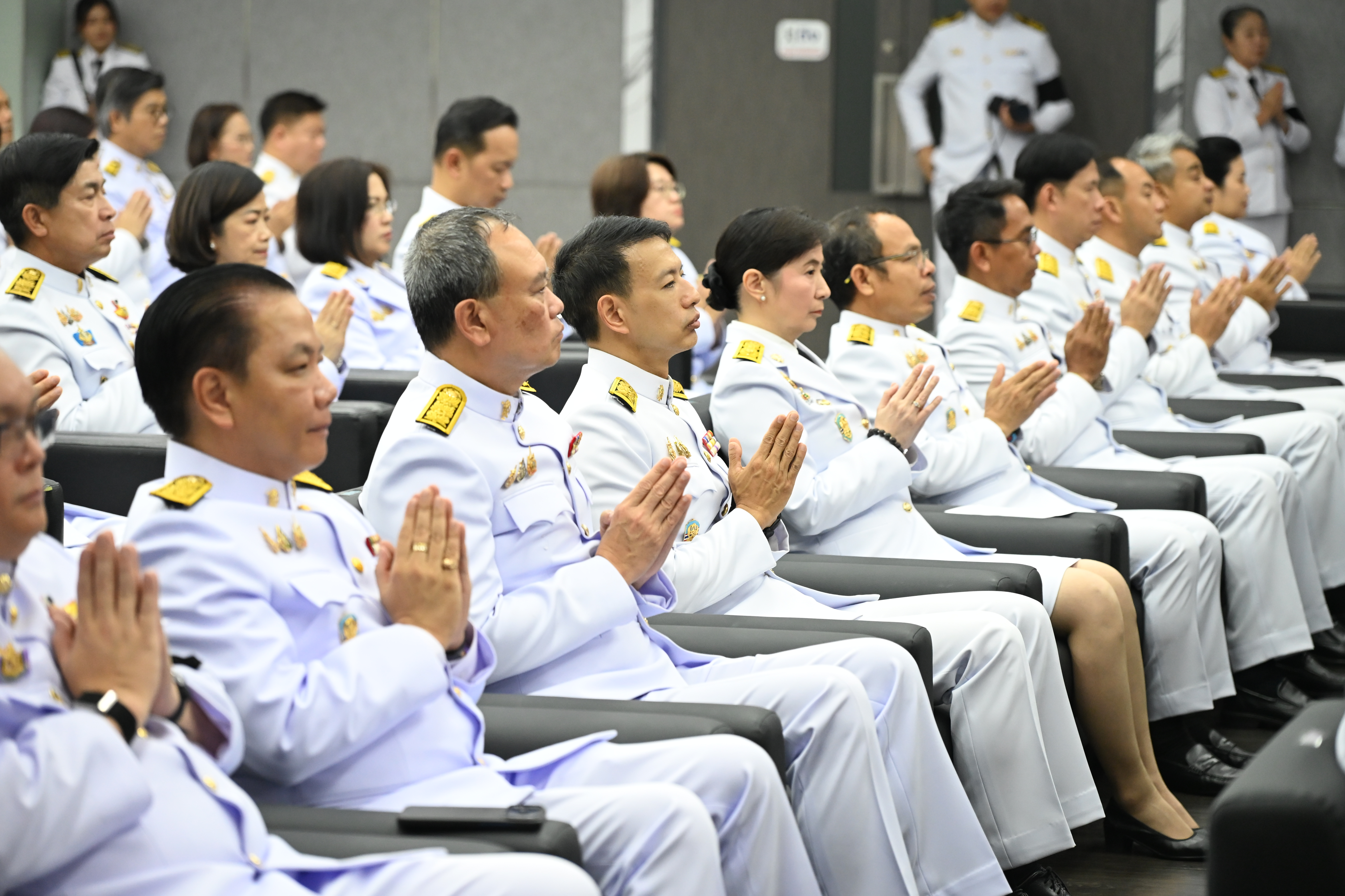 กพร. ร่วมพิธีบำเพ็ญกุศลปัญญาสมวาร 50 วัน เพื่ออุทิศถวายเป็นพระกุศลแด่สมเด็จพระเจ้าลูกเธอ เจ้าฟ้าพัชรกิติยาภา นเรนทิราเทพยวดี กรมหลวงราชสาริณีสิริพัชร มหาวัชรราชธิดา