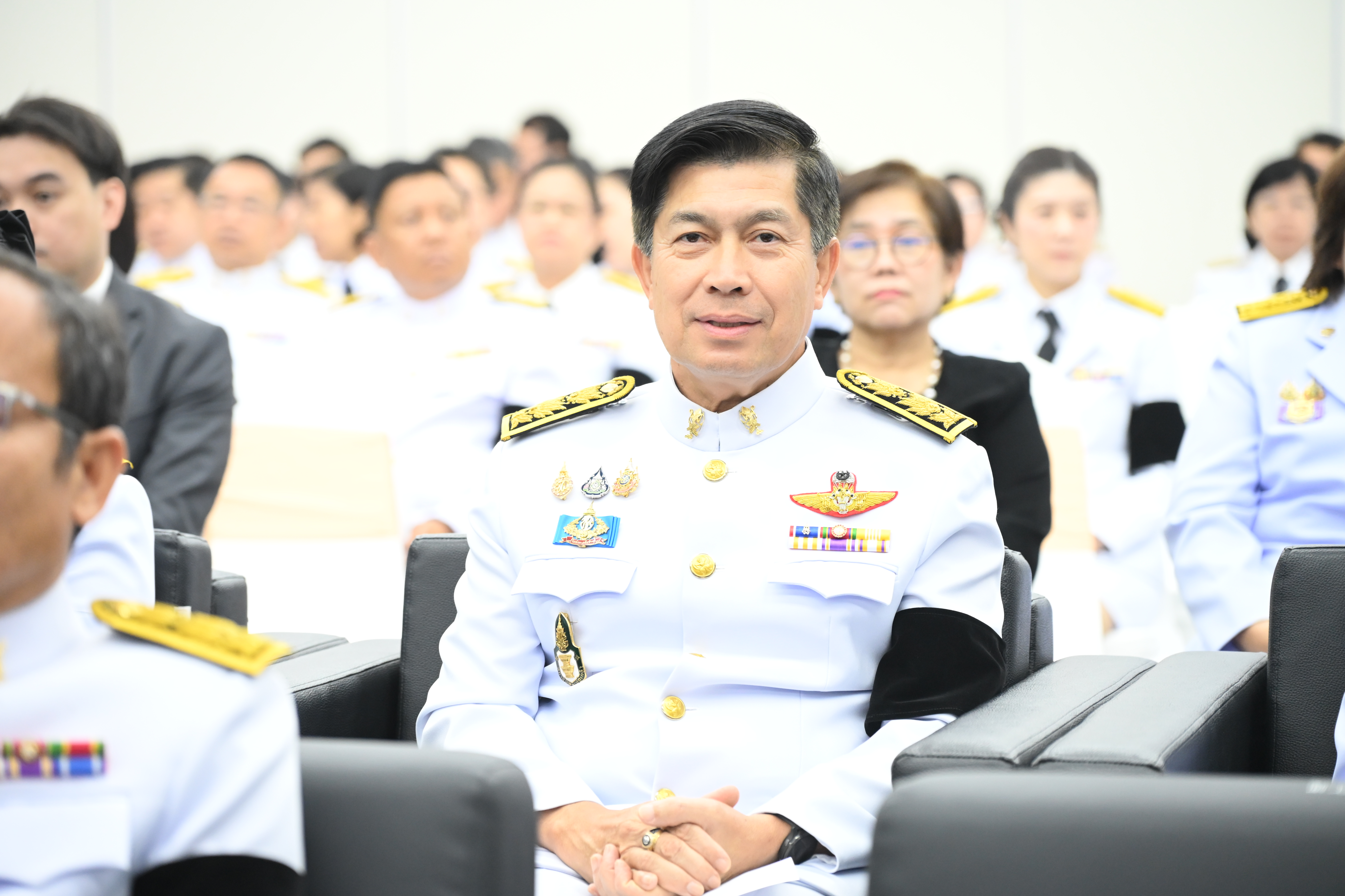 กพร. ร่วมพิธีบำเพ็ญกุศลปัญญาสมวาร 50 วัน เพื่ออุทิศถวายเป็นพระกุศลแด่สมเด็จพระเจ้าลูกเธอ เจ้าฟ้าพัชรกิติยาภา นเรนทิราเทพยวดี กรมหลวงราชสาริณีสิริพัชร มหาวัชรราชธิดา