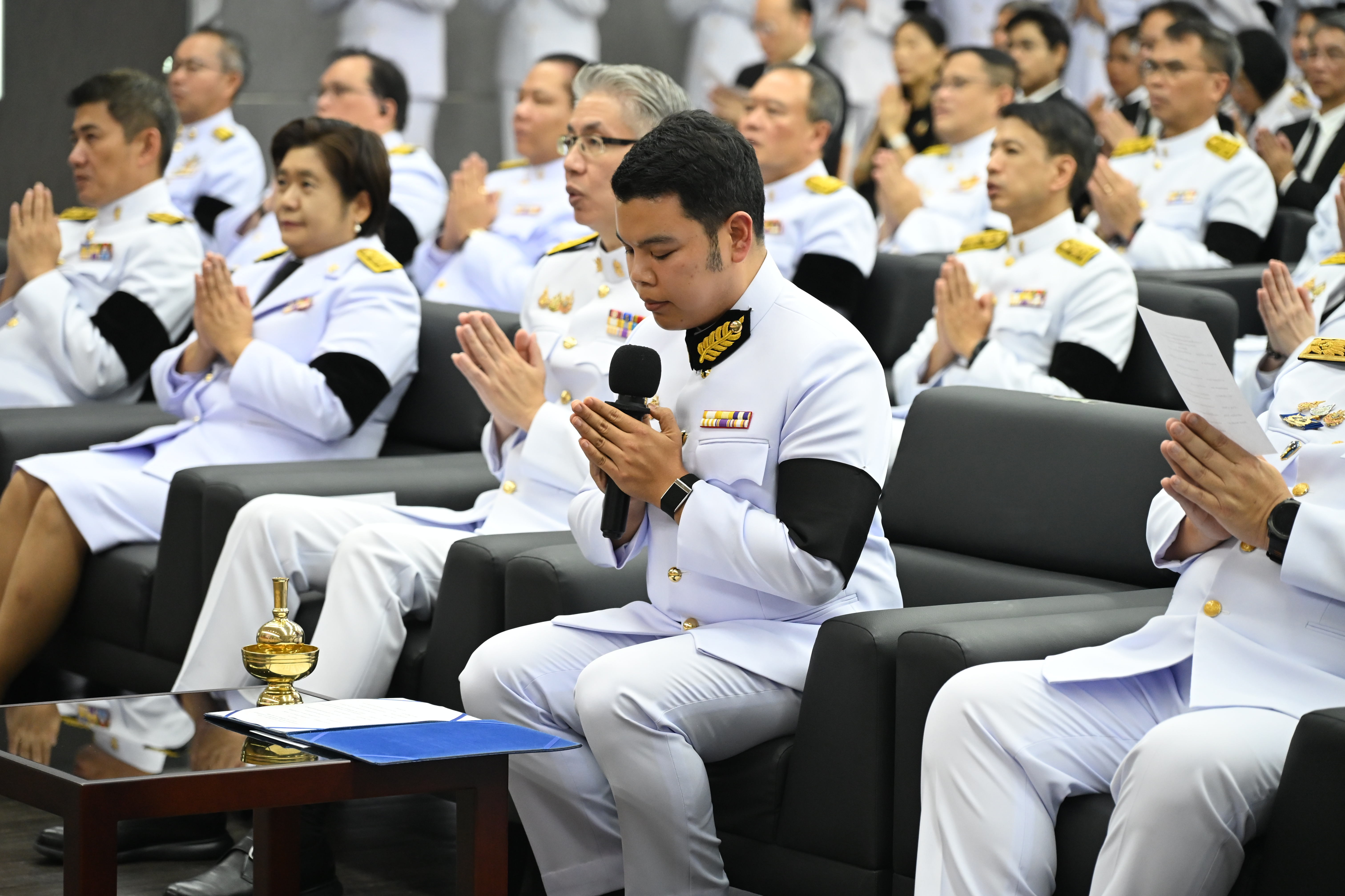 กพร. ร่วมพิธีบำเพ็ญกุศลปัญญาสมวาร 50 วัน เพื่ออุทิศถวายเป็นพระกุศลแด่สมเด็จพระเจ้าลูกเธอ เจ้าฟ้าพัชรกิติยาภา นเรนทิราเทพยวดี กรมหลวงราชสาริณีสิริพัชร มหาวัชรราชธิดา