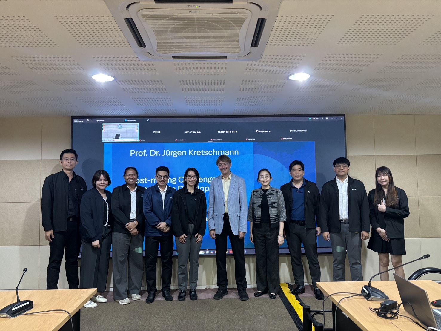 กพร. จัดประชุมแลกเปลี่ยนความรู้และประสบการณ์ หัวข้อ Post-mining Challenges for a Sustainable Development in Mining Regions