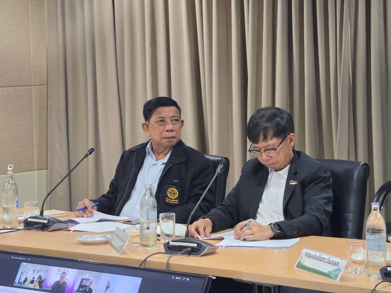 อพร. เป็นประธานการประชุมหารือแนวทางการแก้ไขปัญหาการปนเปื้อนมลพิษในแม่น้ำกกและลำน้ำสาขา
