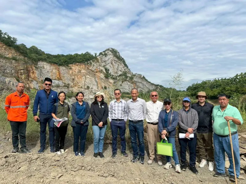 กบส. กบอ. และ สรข.6 เข้าตรวจสอบสภาพพื้นที่โครงการทำเหมืองแร่ของ หจก. อุดมศิลา จ.สระบุรี