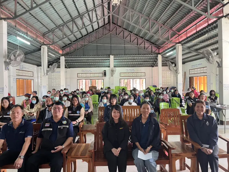 สรข.3 เชียงใหม่ ร่วมกิจกรรมโครงการเหมืองแร่ปลอดภัย ห่วงใยประชาชน ปีที่ 9 ภายใต้กองทุนเฝ้าระวังสุขภาพของบริษัท แพร่ศิลา จำกัด