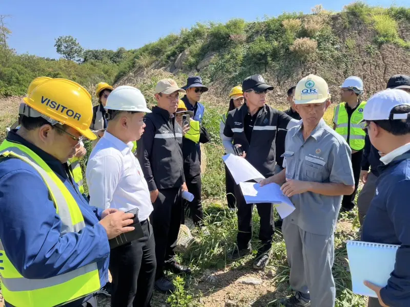 รพร.อานันท์ ลงพื้นที่ตรวจสอบพื้นที่ประทานบัตรของ บริษัท ทีพีไอ โพลีน จำกัด (มหาชน)