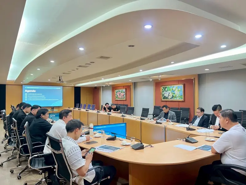 อพร. ร่วมการประชุมเกี่ยวกับการใช้ประโยชน์วัตถุดิบทดแทนทราย (M-Sand) ที่ได้จากการเพิ่มมูลค่าหินฝุ่นในกระบวนการผลิตหินอุตสาหกรรม