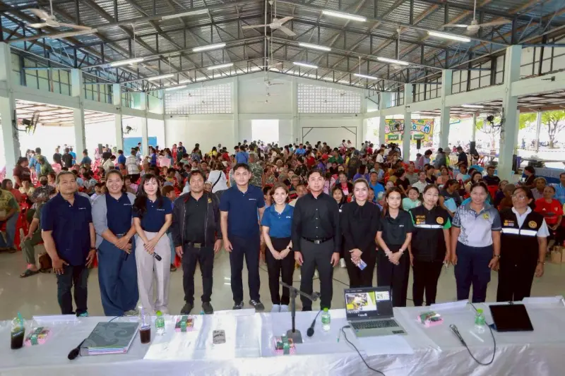 สรข.2 ร่วมชี้แจงการดำเนินโครงการในการจัดรับฟังความคิดเห็นของชุมชนในพื้นที่ขอประทานบัตร ของบริษัท มาทวีศิลาทอง จำกัด (2)