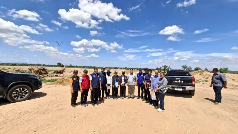 สรข.6 ลงพื้นที่ตรวจสอบเรื่องร้องเรียนว่ามีการลักลอบขุดหินโดยไม่ได้รับอนุญาต ในพื้นที่บ้านหนองม่วง จ.ชัยภูมิ