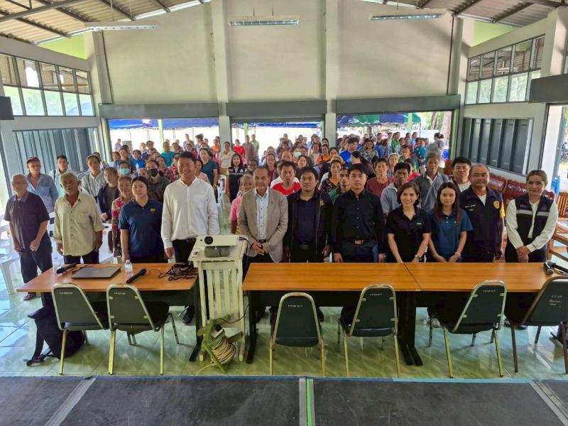สรข.2 ร่วมชี้แจงการดำเนินโครงการในการจัดรับฟังความคิดเห็นของชุมชนในพื้นที่ขอประทานบัตร ของบริษัท ส.เขมราฐ อินดัสตรี้ จำกัด