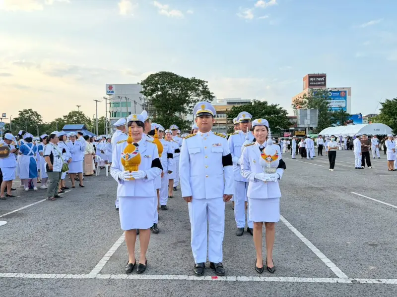 สรข.6 ร่วมพิธีถวายเครื่องราชสักการะและวางพานพุ่ม เนื่องในโอกาสพระราชพิธีมหามงคลเฉลิมพระชนมพรรษา 4 รอบ สมเด็จพระนางเจ้าฯ พระบรมราชินี 3 มิถุนายน 2569