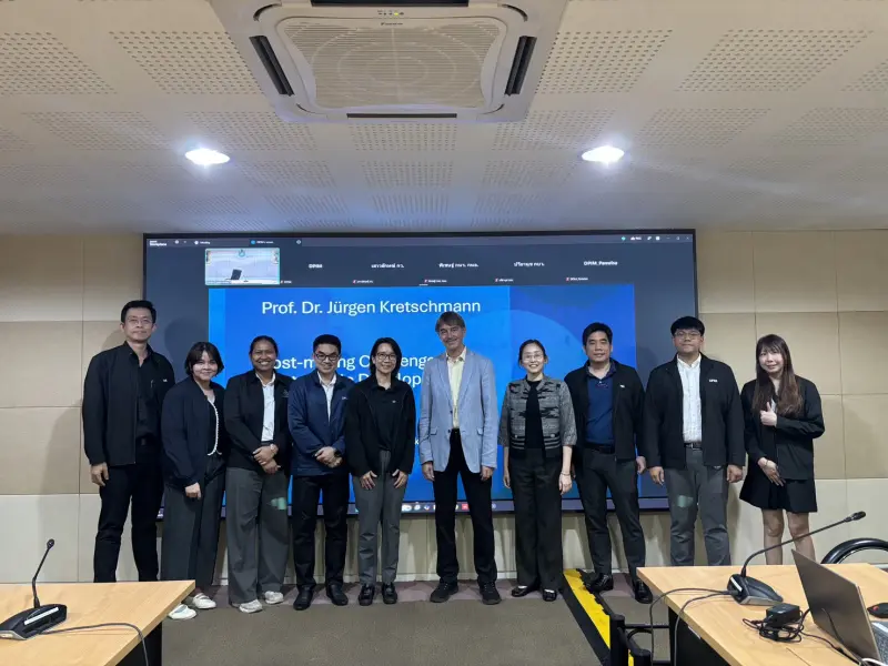 กพร. จัดประชุมแลกเปลี่ยนความรู้และประสบการณ์ หัวข้อ Post-mining Challenges for a Sustainable Development in Mining Regions
